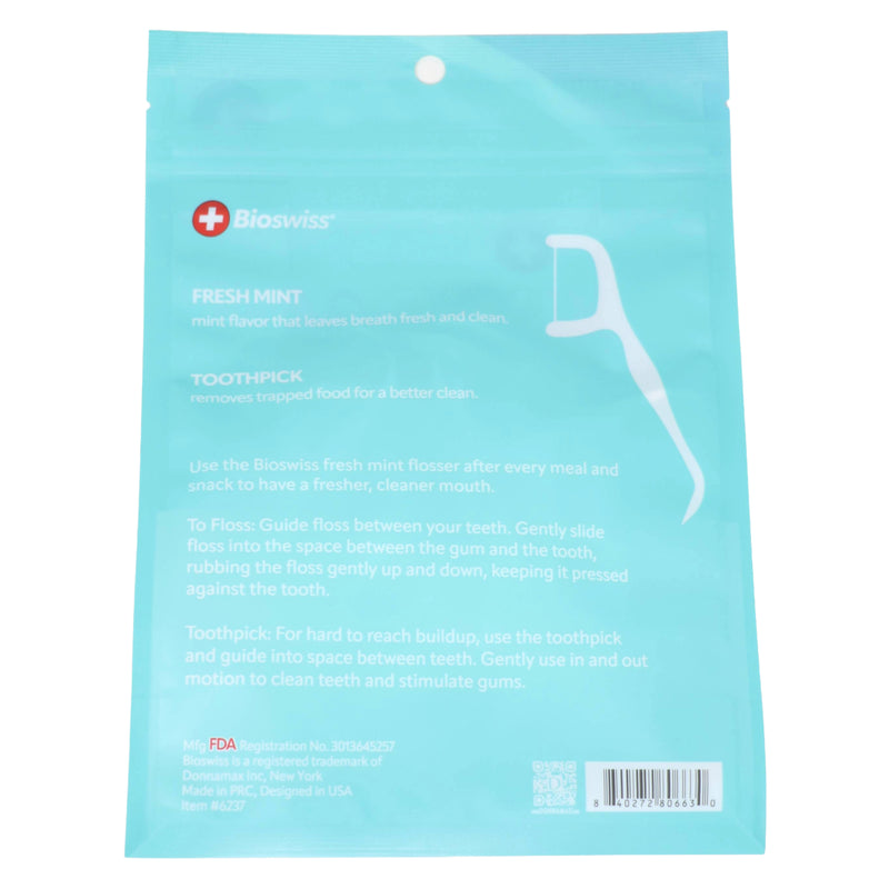 200ct Vivid 3D Dental Floss Picks - Fresh Mint