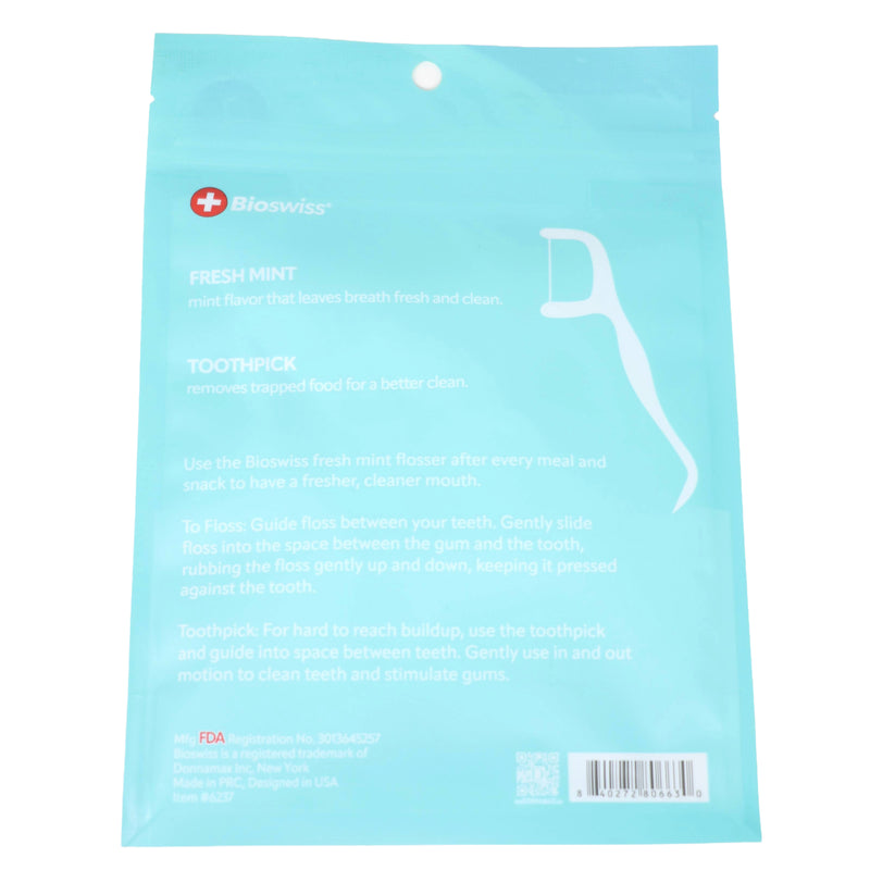 200ct Vivid 3D Dental Floss Picks - Fresh Mint