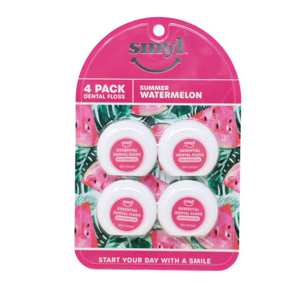 4pk Minty Watermelon Dental Floss