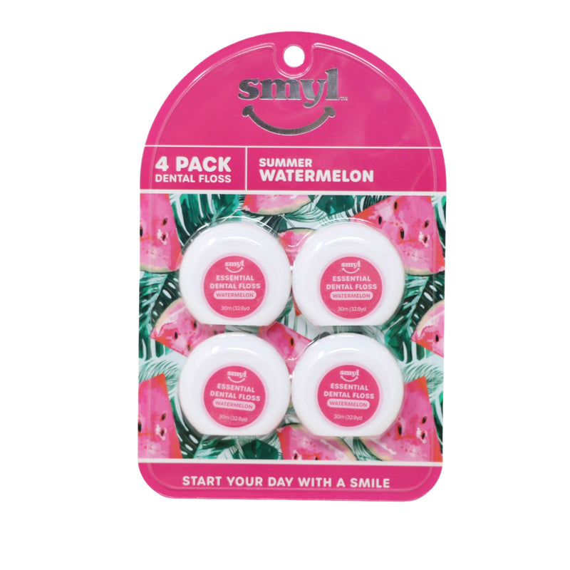 4pk Minty Watermelon Dental Floss