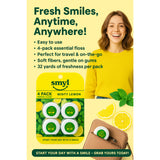 4pk Minty Lemon Dental Floss