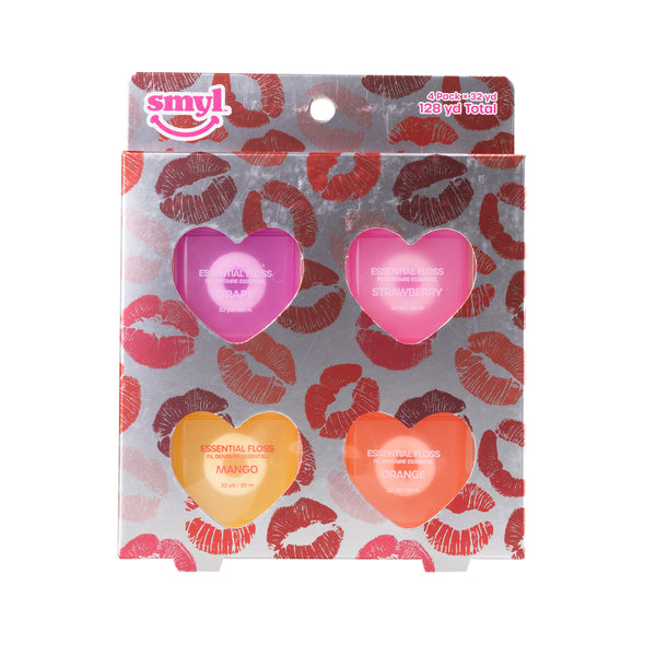 4pk Dental Floss - 4 Flavors