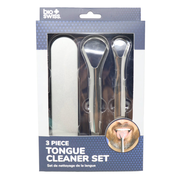 3 Piece Tongue Cleaner Set