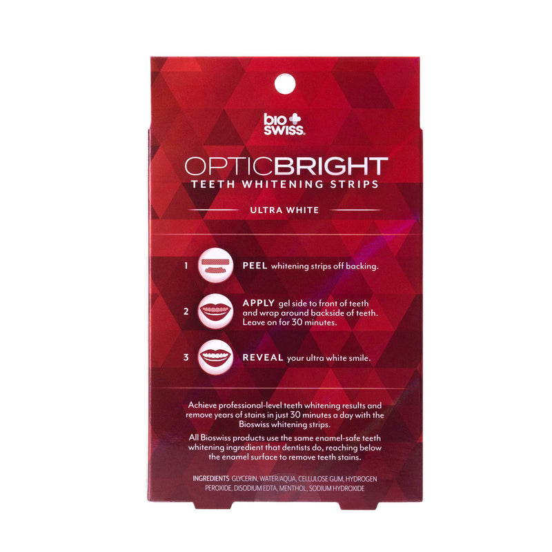 BioSwiss Optic Bright Teeth Whitening Strips
