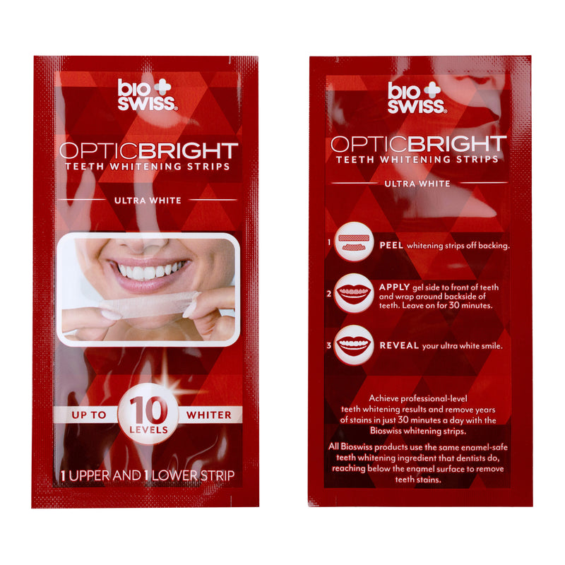 BioSwiss Optic Bright Teeth Whitening Strips
