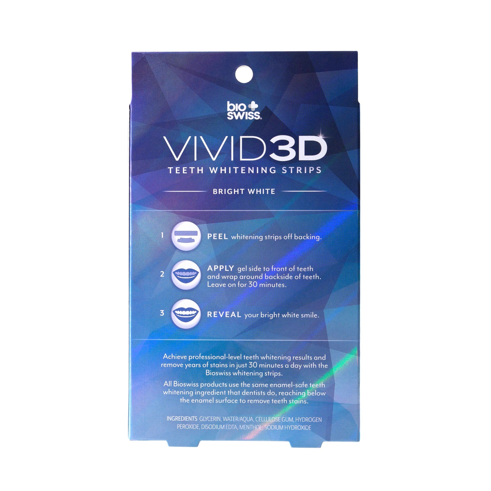 BioSwiss Vivid 3D Whitening Strips – Donnamax