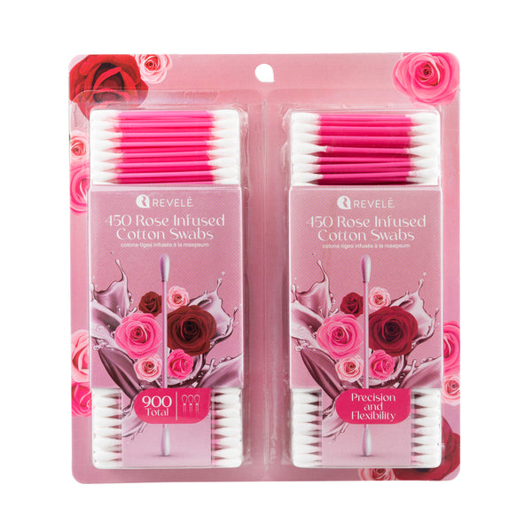 900ct Rose Infused Cotton Swabs