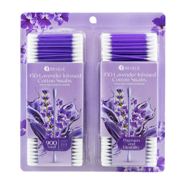 900ct Lavender Infused Cotton Swabs