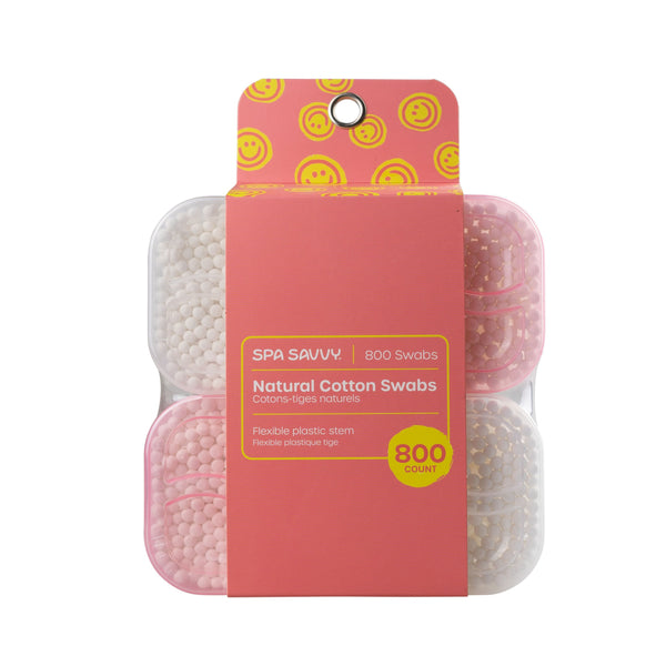 4 Pack- 200 Count Cotton Swabs