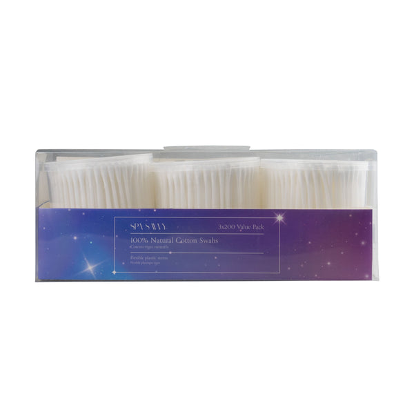 3 Pack- 200 Count Cotton Swabs