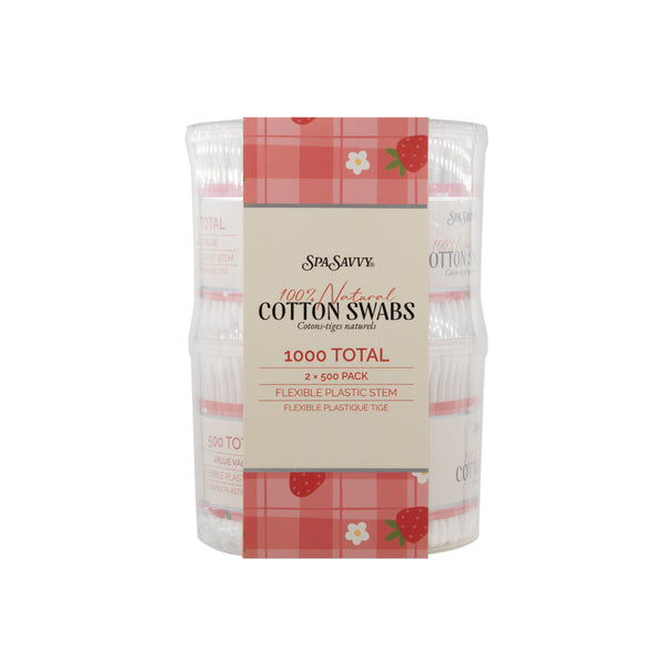 2 Pack - 500 Count Cotton Swabs