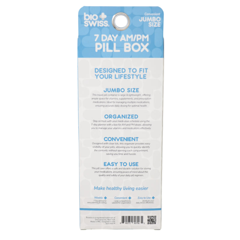 7 Day AM/PM Pill Box - Jumbo