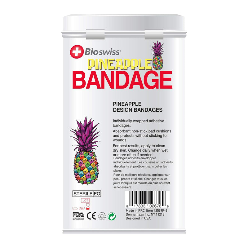 Funky Pineapple Bandage - 50 Count