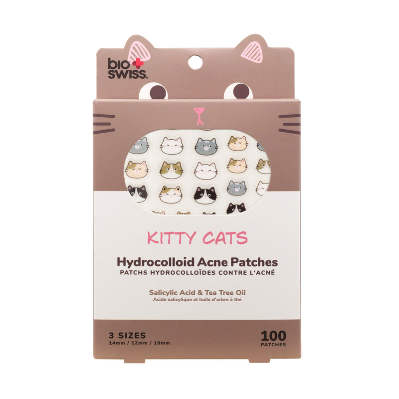 100 Count Kitty Cat Hydrocolloid Acne Patches
