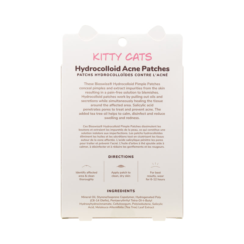 100 Count Kitty Cat Hydrocolloid Acne Patches