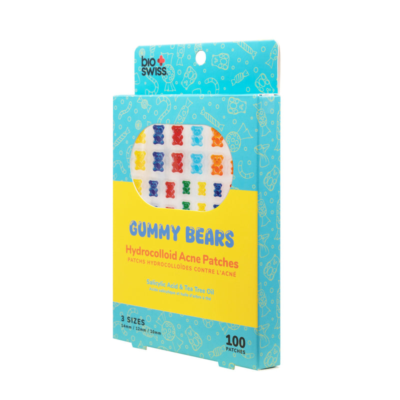 100 Count Gummy Bears Hydrocolloid Acne Patches