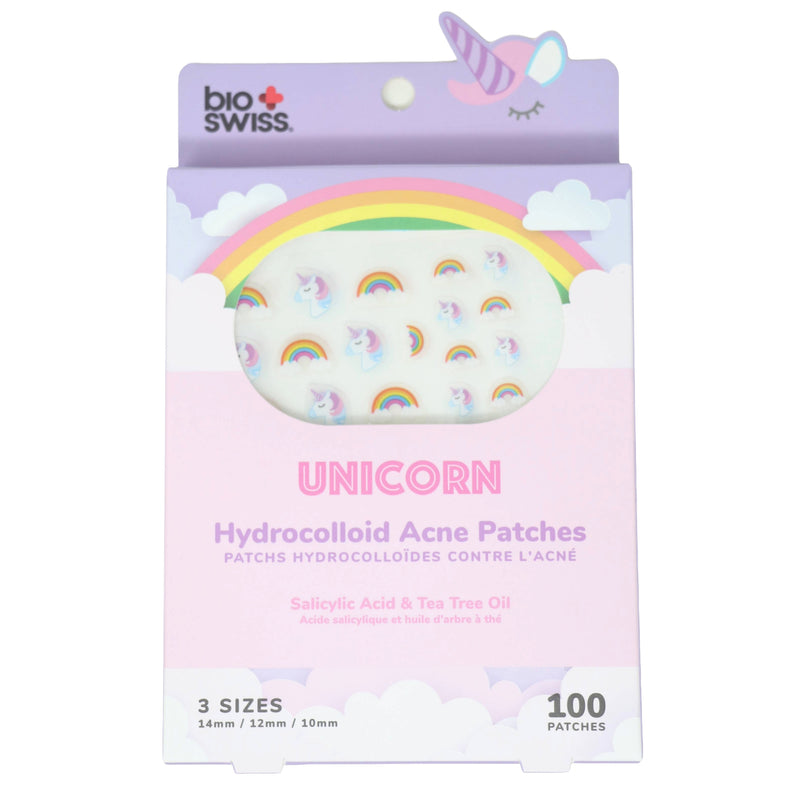 100 Count Unicorn Hydrocolloid Acne Patches