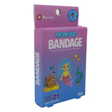 Mermaid Shaped Bandages- Pack of 21