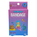 Mermaid Shaped Bandages- Pack of 21