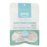 60ct Wheat Straw Floss Picks