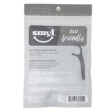 50ct Charcoal Infused Wheat Straw Floss Picks