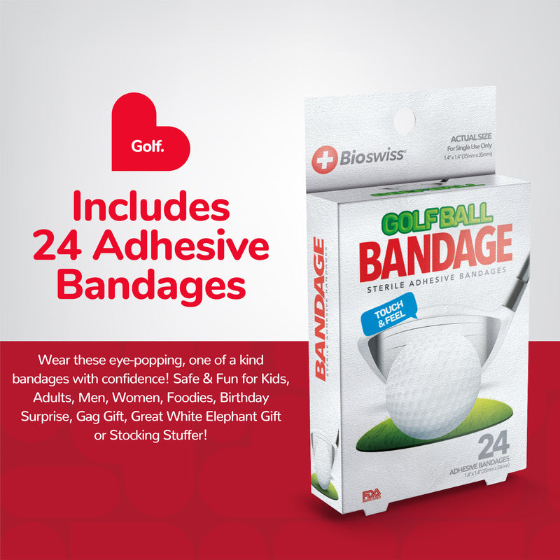 Golf Ball Bandage - Pack of 24
