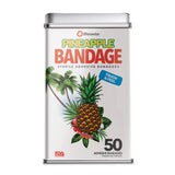 Pineapple Shaped Bandages - 50 Count Tin