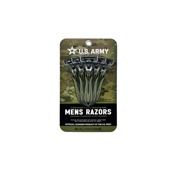 US Army's Pack of 6 Triple Blade Razor