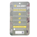 US Army Pack of 6 Triple Blade Razors