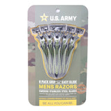 US Army Pack of 6 Triple Blade Razors
