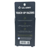 US Army 12 Pack Eyebrow Razor in Acrylic Storage Box