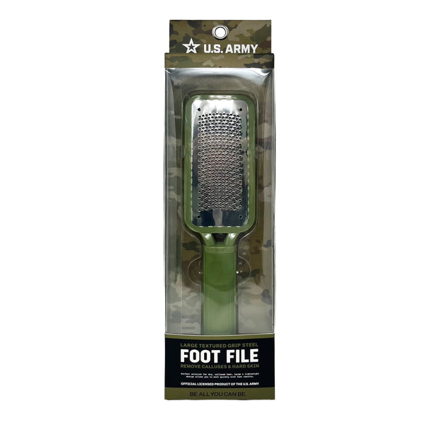 US Army Textured Grip Steel Foot File