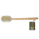 US Army Natural Wood Handle Bristle Brush