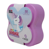 Unicorn Shaped Bandages - 50 Count