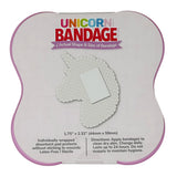 Unicorn Shaped Bandages - 50 Count