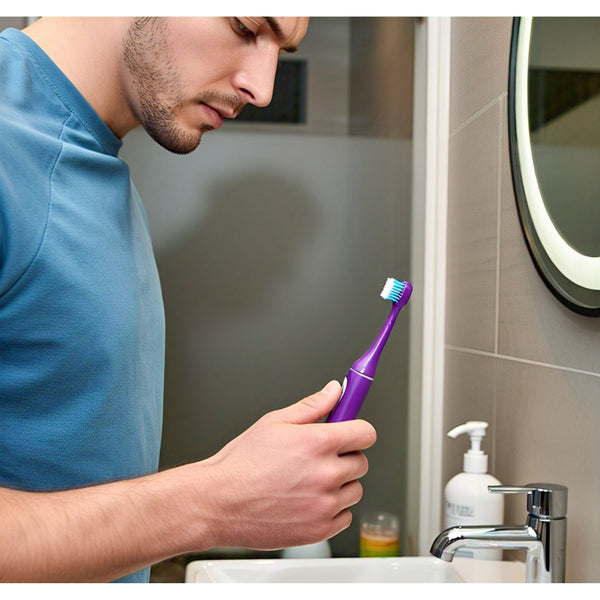 Sonic Electric Toothbrush with 2 Replacement Brush Heads