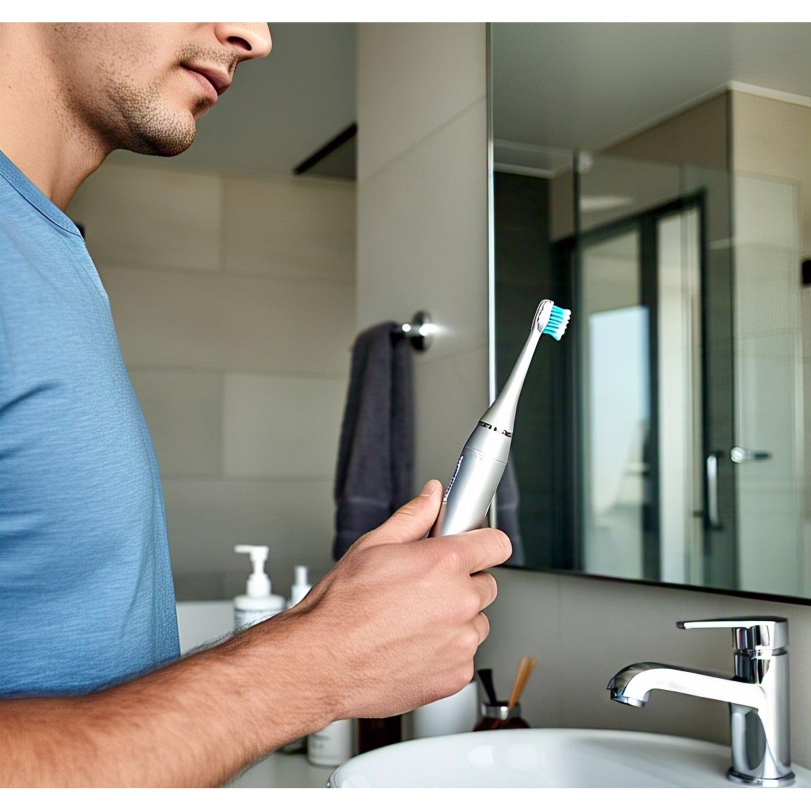Sonic Advanced Clean Electric Toothbrush – Donnamax