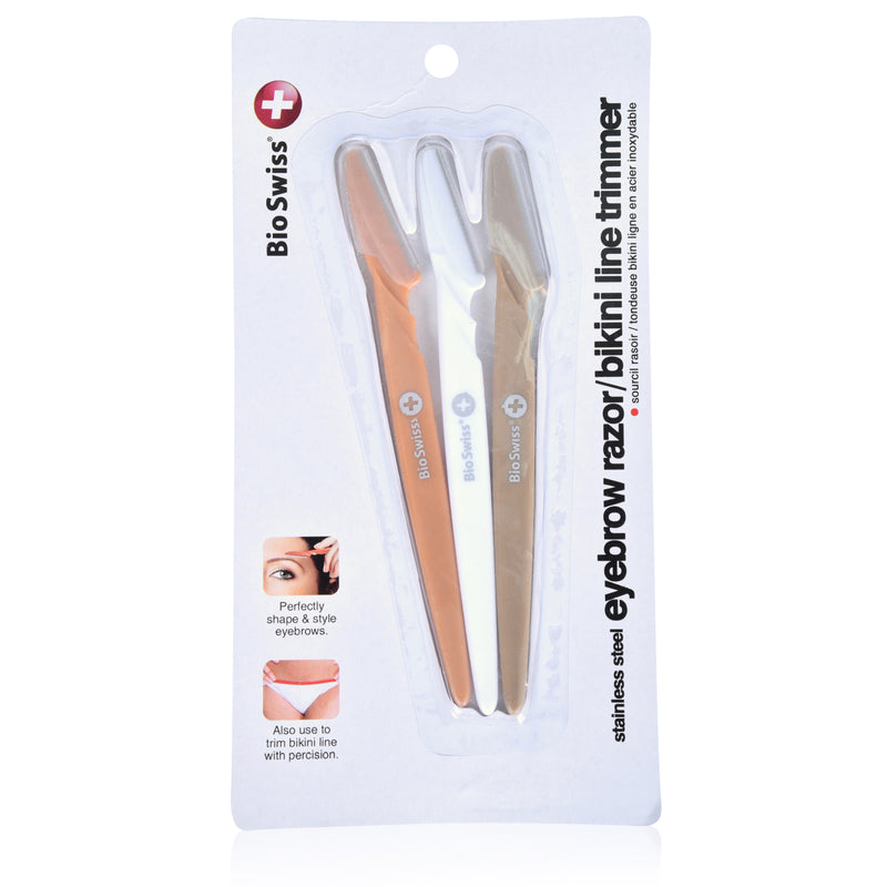 Pack of 3 Bikini and Eyebrow Razor