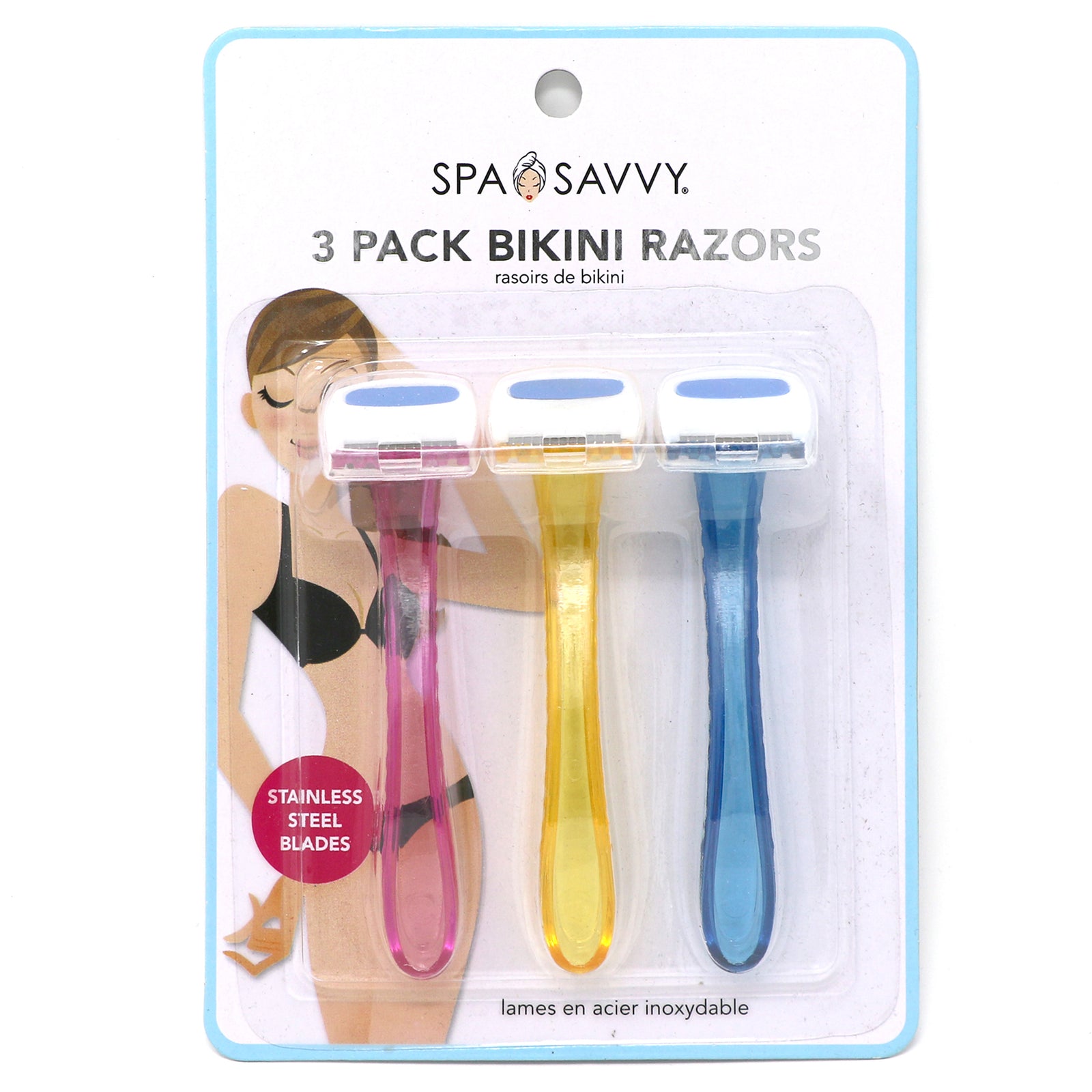 Pack of 3 Bikini Razors Donnamax