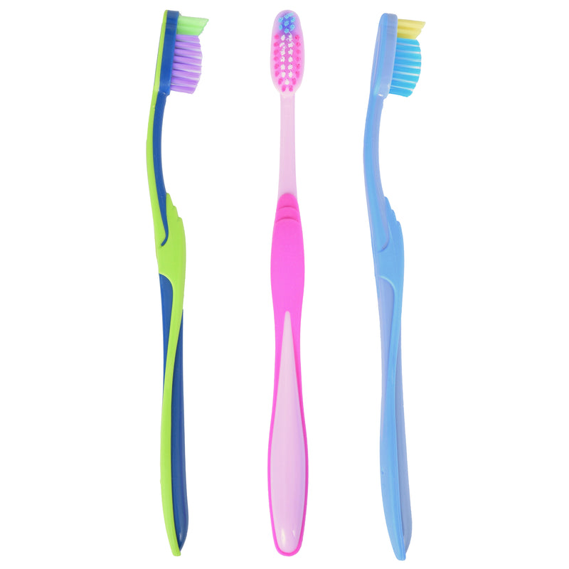 Pack of 3 Grip Toothbrushes