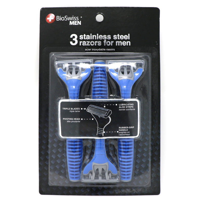Pack of 3 Triple Blade Men's Razors
