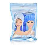 Set of 2 Twist Hair Turban and Bouffant Shower Cap