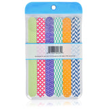 Pack of 6 Printed Nail Files