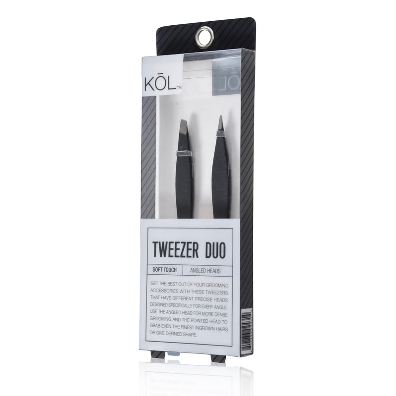 Set of 2 Precision Stainless Steel Tweezers