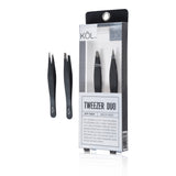 Set of 2 Precision Stainless Steel Tweezers