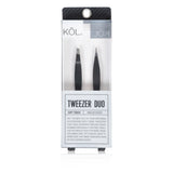 Set of 2 Precision Stainless Steel Tweezers