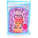 Fully Lined Printed Woven Shower Cap