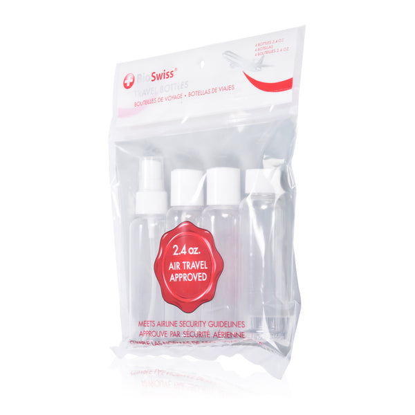 4 Piece Travel Bottle Set