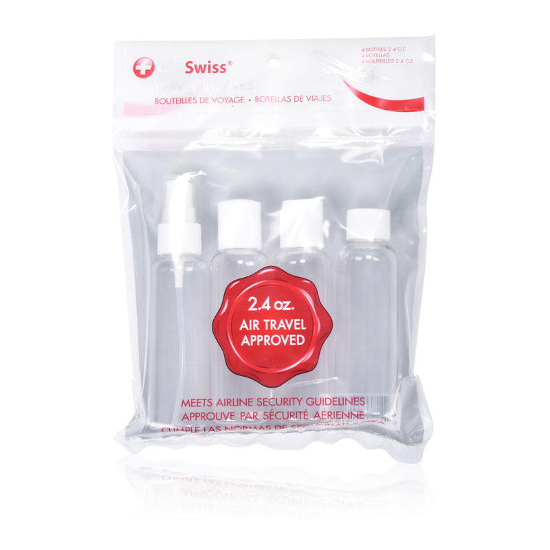 4 Piece Travel Bottle Set