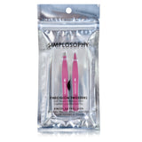 Set of 2 Precision Soft Touch Tweezers